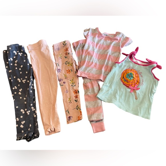 Bundle of 6 girls comfy items 4T - Picture 1 of 5